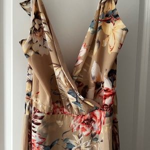 Lulu's floral maxi dress